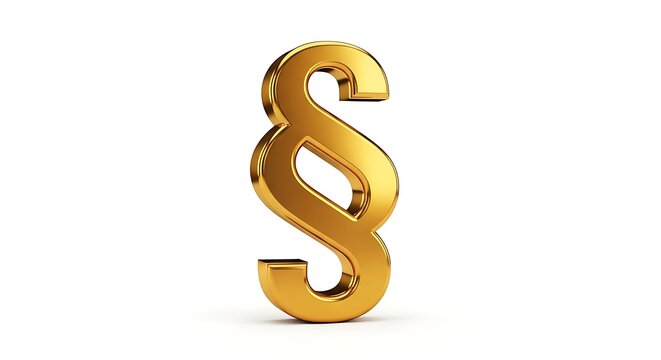 Golden section sign symbol