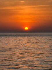 Fototapeta premium sunset over the sea