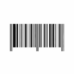 Fototapeta premium A black and white universal product code barcode symbol is displayed against a plain white background for retail scanning and inventory tracking.