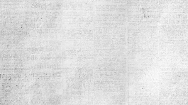 Unfolding Paper Texture Background. Stop motion animation of folding white newspaper texture on a black background for transitions.
