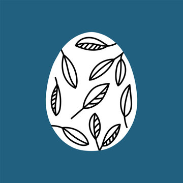 Easter egg icon. Illustration of Spring or Easter. Perfect for banner, postcard, poster, party and other decorations.
