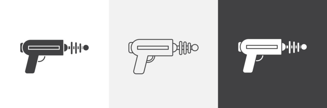 Blaster icon element for design projects and web designs