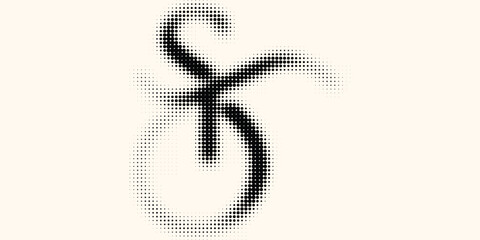 Obraz premium Set of halftone dots gradient pattern texture isolated on white background. Straight dotted spots using halftone circle dot raster texture. Vector blot half tone collection. eps10