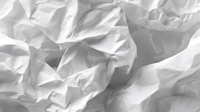 crumpled white paper