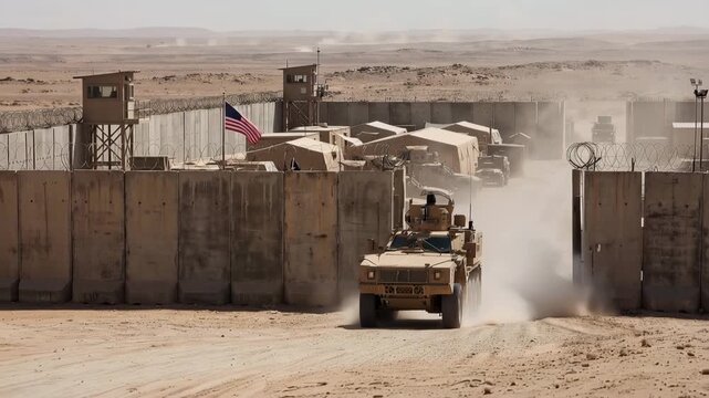 Fortified Military Desert Outpost