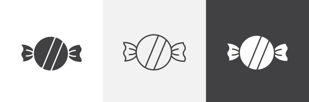 Candy icon element for design projects and web designs