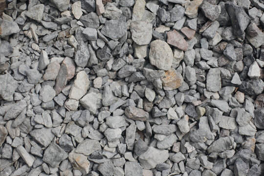 Break stone in city. Background. Close-up