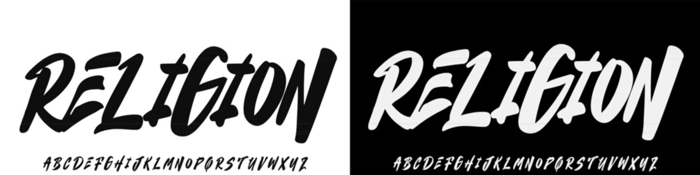 Elegant Font. Groovy Font. Graffiti Font. Creative Hand Drawn Uppercase,lowercase .Street Art Classic Lettering Fashion Designs Typography modern serif decorative vintage concept vector illustration