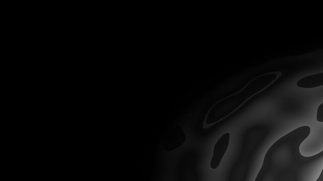 A grayscale abstract image featuring a swirling pattern of light and dark gray hues on a black and white background
