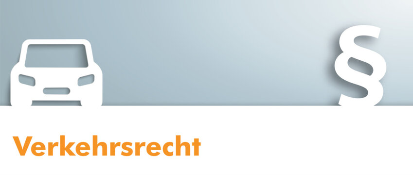 Verkehrsrecht Banner