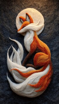 a folkloric kitsune