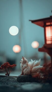a folkloric kitsune