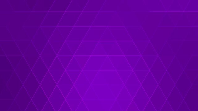 Modern purple triangle mosaic pattern gradient color animation background