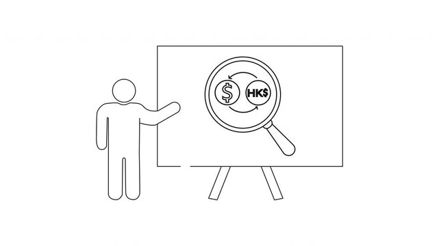 Currency Exchange Presentation - Dollar to Hong Kong Dollar Conversion.
