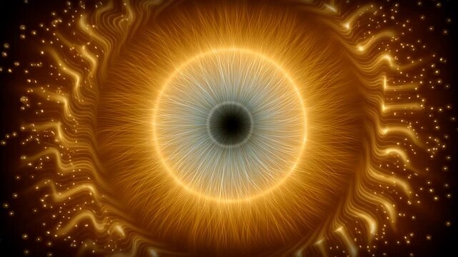 Circular eye energy digital orange network futuristic ai vision technology tech line info retina interface cyber high modern glow radiant circular eye energy digital orange network futuristic ai