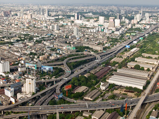 Fototapeta premium Bangkok view from the top point