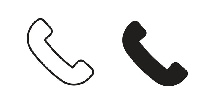 Phone call icons simple design. Vector illustration for web ui