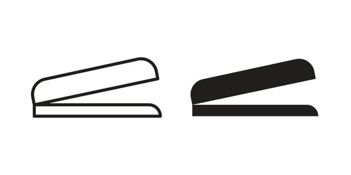 Stapler icons simple design. Vector illustration for web ui