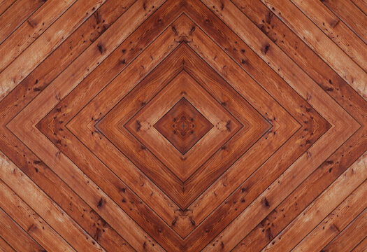 Brauner Parkettboden