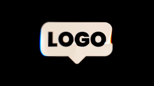 Kinetic Typography Logo Modern Playful Animated 02