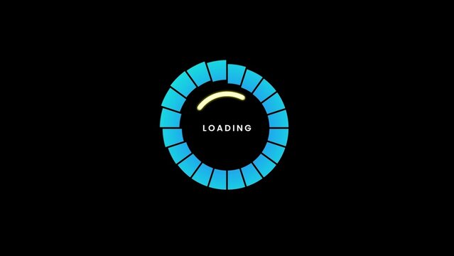 Futuristic Game Intro Load Icon