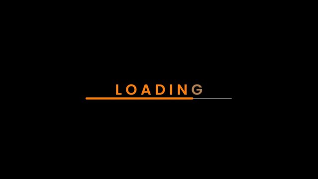 Abstract Game Intro Loading Graphic