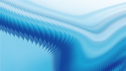 Naklejka na ściany i meble abstract blue dynamic wave texture with layered curved lines and motion blur effect, futuristic fluid background with smooth gradient flow and modern digital design energy