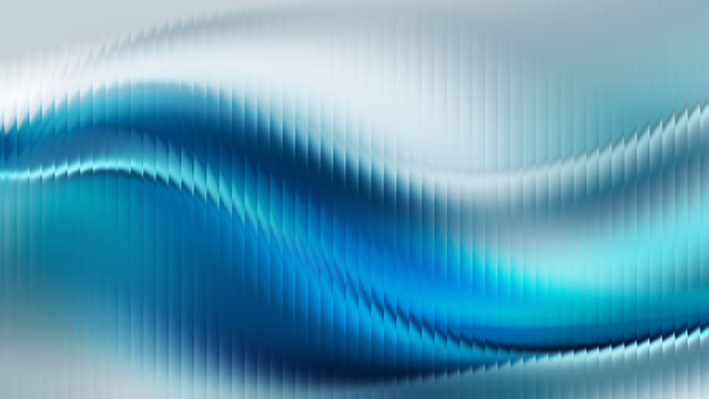 Abstract blue wave background with smooth gradient and soft vertical motion lines for modern technology concept, used today to express calm energy, clean style, and professional visuals