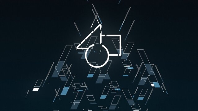 Modern Abstract Chaos Shapes Logo Reveal