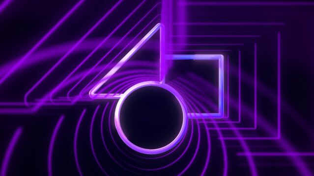 Modern Depth Echo Repeat Shining Logo