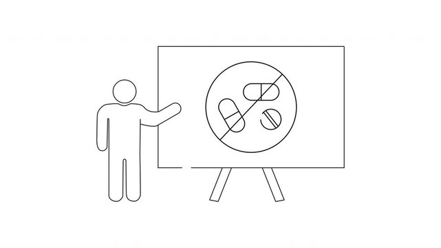 Presentation on Antibiotic Resistance - A Visual Guide.