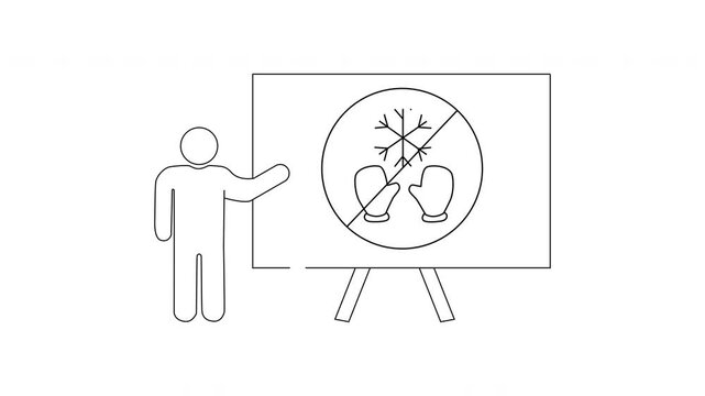 Presentation on Winter Safety - A Clear Visual Guide.