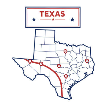 A detailed Texas interstate map showing highways, major cities, and routes, perfect for navigation, travel planning, and exploring the Lone Star State efficiently.
