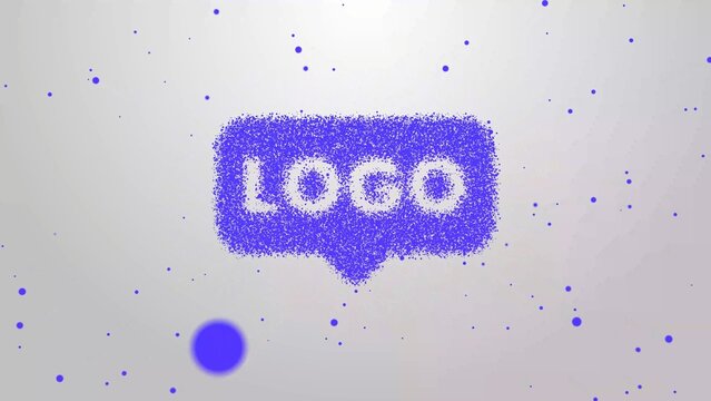 Floating Dust Particle Forming Modern Logo Reveal