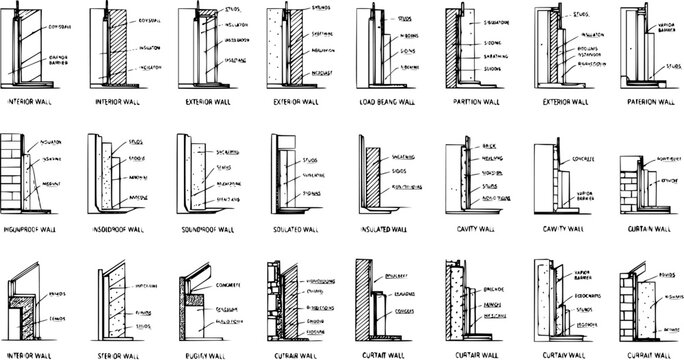 Construction Details: Different Types of Wall Sections