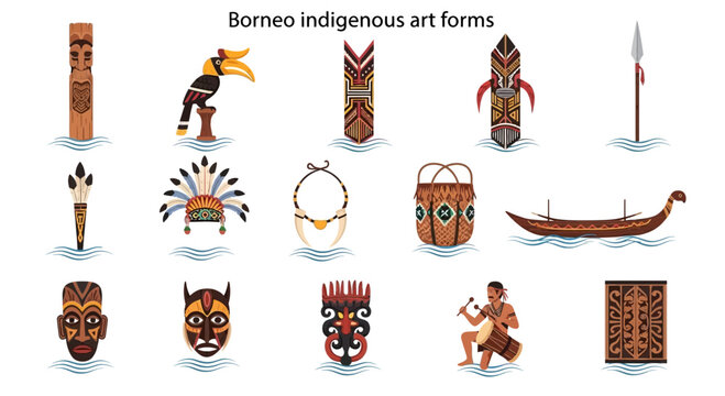 Borneo indigenous art forms and culture 2.