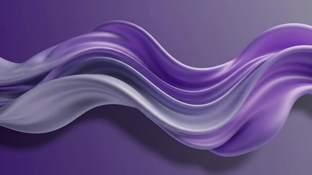 Purple and grey fluid abstract shapes with shadow flow across a modern liquid gradient background.