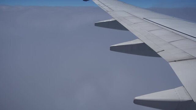 view from airplane window