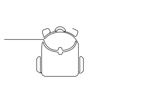 Animation Line drawing of a lunchbox with a spoon