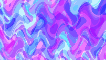 Obraz premium Dynamic liquid marble pattern with wavy organic shapes in vibrant shades of purple blue and magenta for modern backgrounds