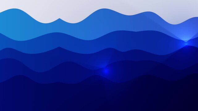 Abstract blue wave technology video water wave.