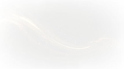 Swirling lines of gold and silver dust on a transparent background creating an abstract design for various uses © tanandaa