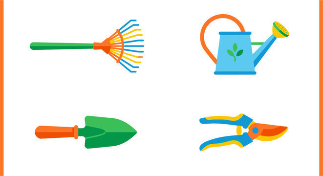 Barber tools including clippers scissors and shaving equipment displayed flat