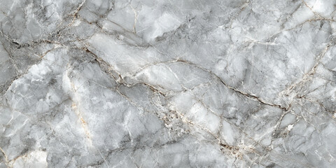 Naklejka na ściany i meble Modern grey limestone texture background in white light polished empty wall paper. luxury gray concrete stone table top desk view concept grunge seamless, Rustic marble slab.