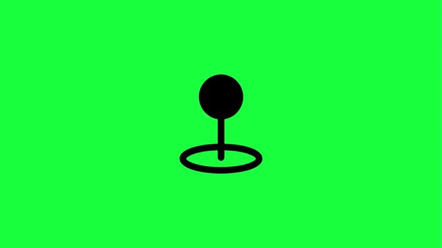 Modern microphone on green screen for professional audio recording