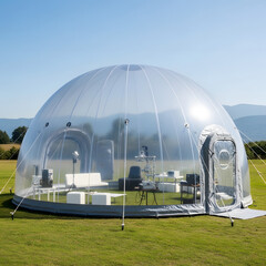 Obraz premium Geodesic transparent 