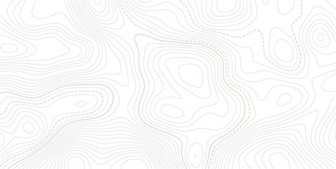 Obraz premium Topographic beautiful white and black styles contour topo wavy pattern map shiny line design.Modern design with White background with topographic wavy pattern design.paper texture Imitation.