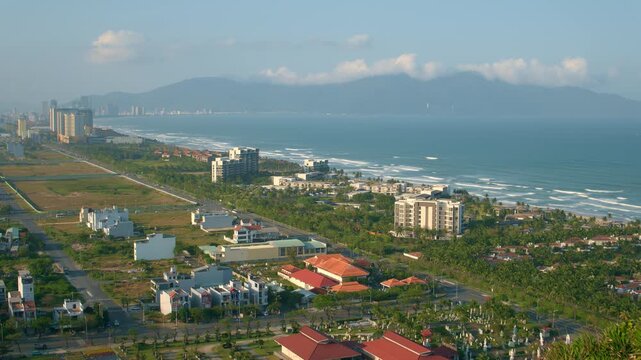Danang city visuals Vietnam timelapse