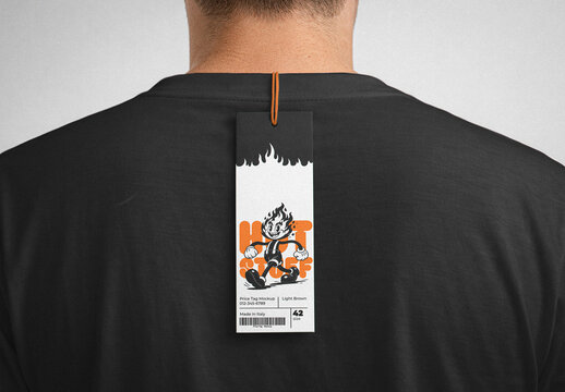 T-Shirt Price Tag Mockup
