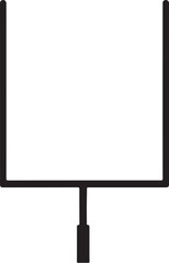 Fototapeta premium Black, minimalist, modern smartphone, mobile phone frame, vector illustration